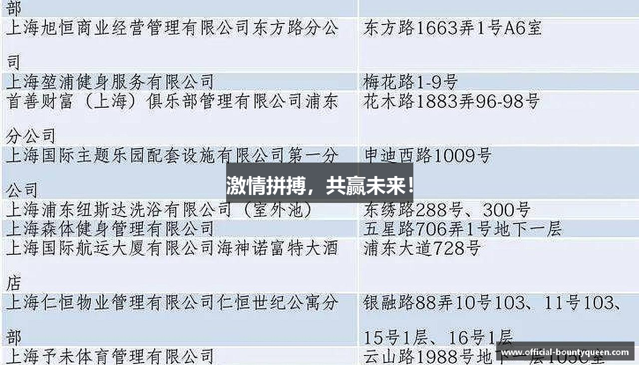 赏金女王登录入口激情拼搏，共赢未来！